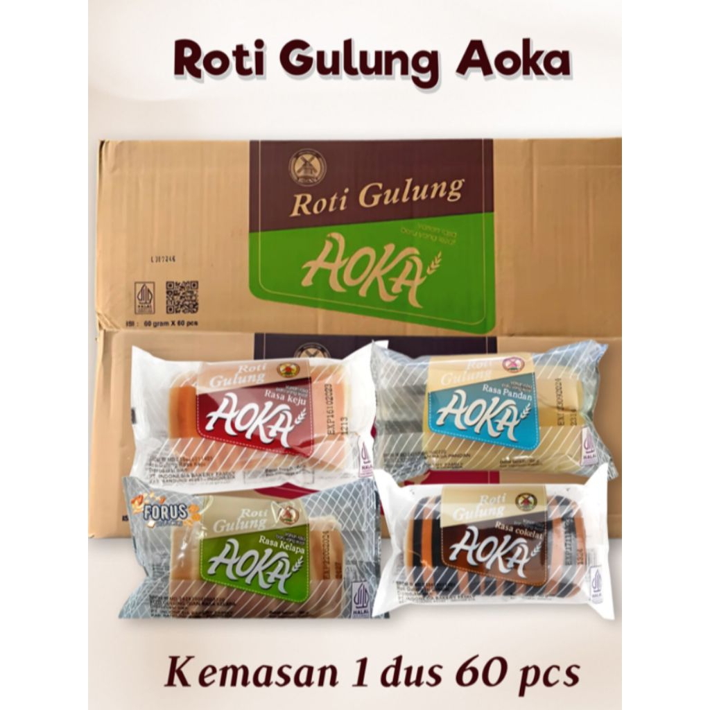 

AOKA GULUNG 60gr MIX ecer 2500