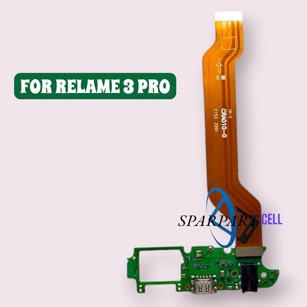 PAPAN CAS+FLEKSIBEL BOARD REALME 3 PRO+IC SET ORI NEW