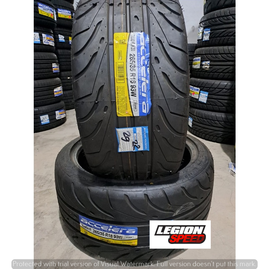 BAN MOBIL BALAP RING 18 265/35 MERK ACCELERA 651 SPORT BAN SEMI SLICK R18