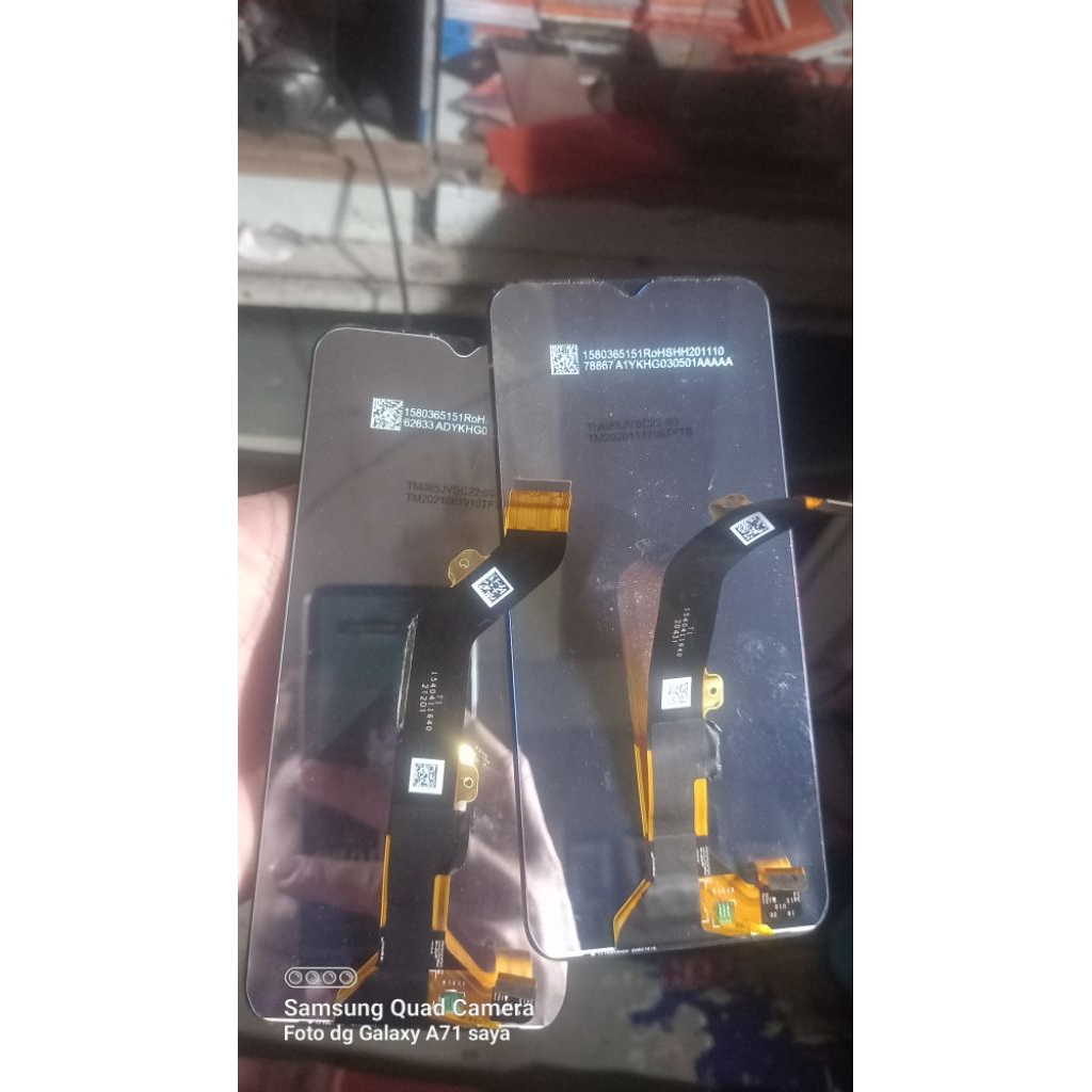 2 pcs lcdd infinix smart5 ori copotan minus kaca retak