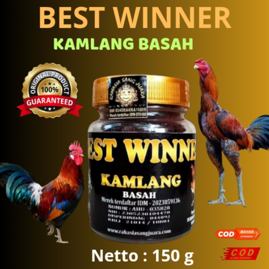 KAMLANG Basah – Obat Ayam Aduan Pilihan Juara