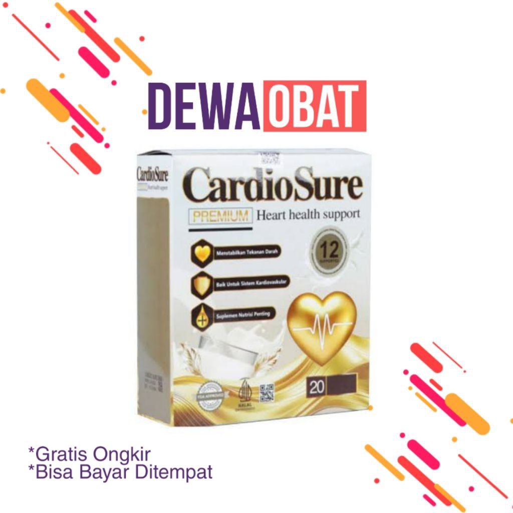 

CARDIOSURE PREMIUM MILK SUSU ASLI OBAT HIPERTENSI JANTUNG KORONER STRUK KOLESTROL ASAM URAT