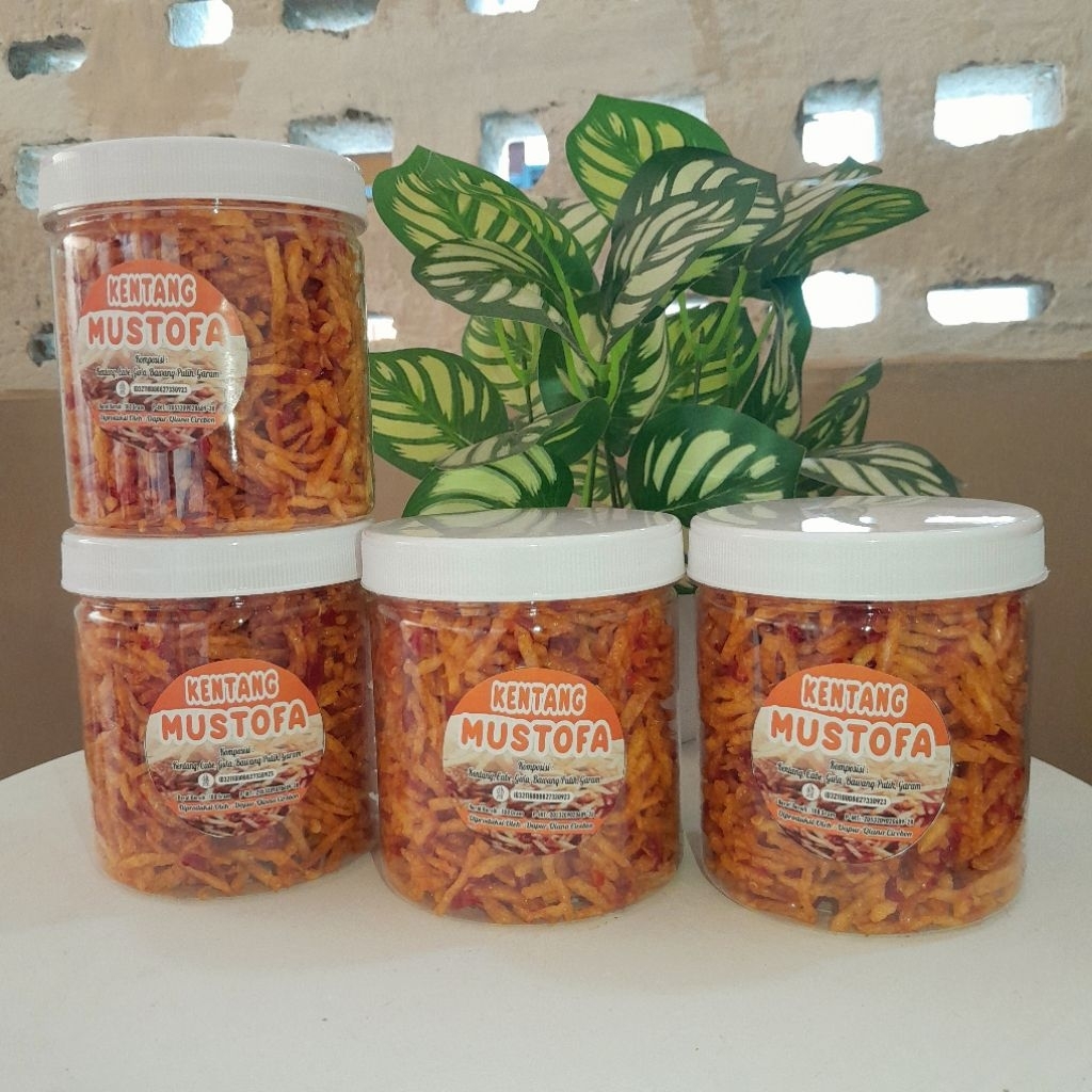 

Kentang Mustofa pedes manis toples 600 ml Dapur Qiana