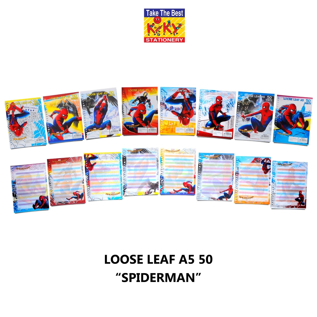 

CUCI GUDANG!!! KIKY Loose Leaf Fancy / Kertas File Motif Bergaris Ukuran A5 25 Lembar