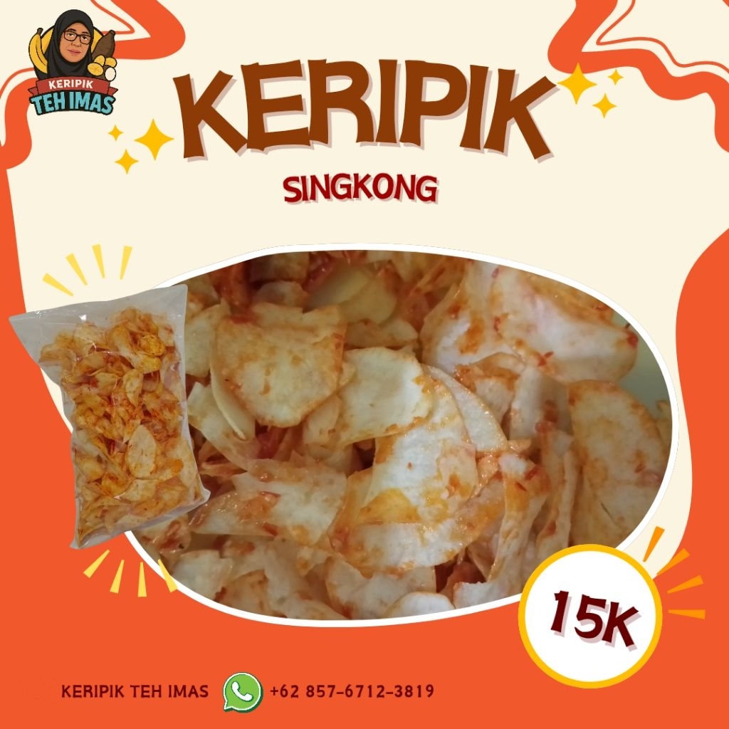

Keripik Teh Imas| Keripik Singkong Sambal bikin ketagihan