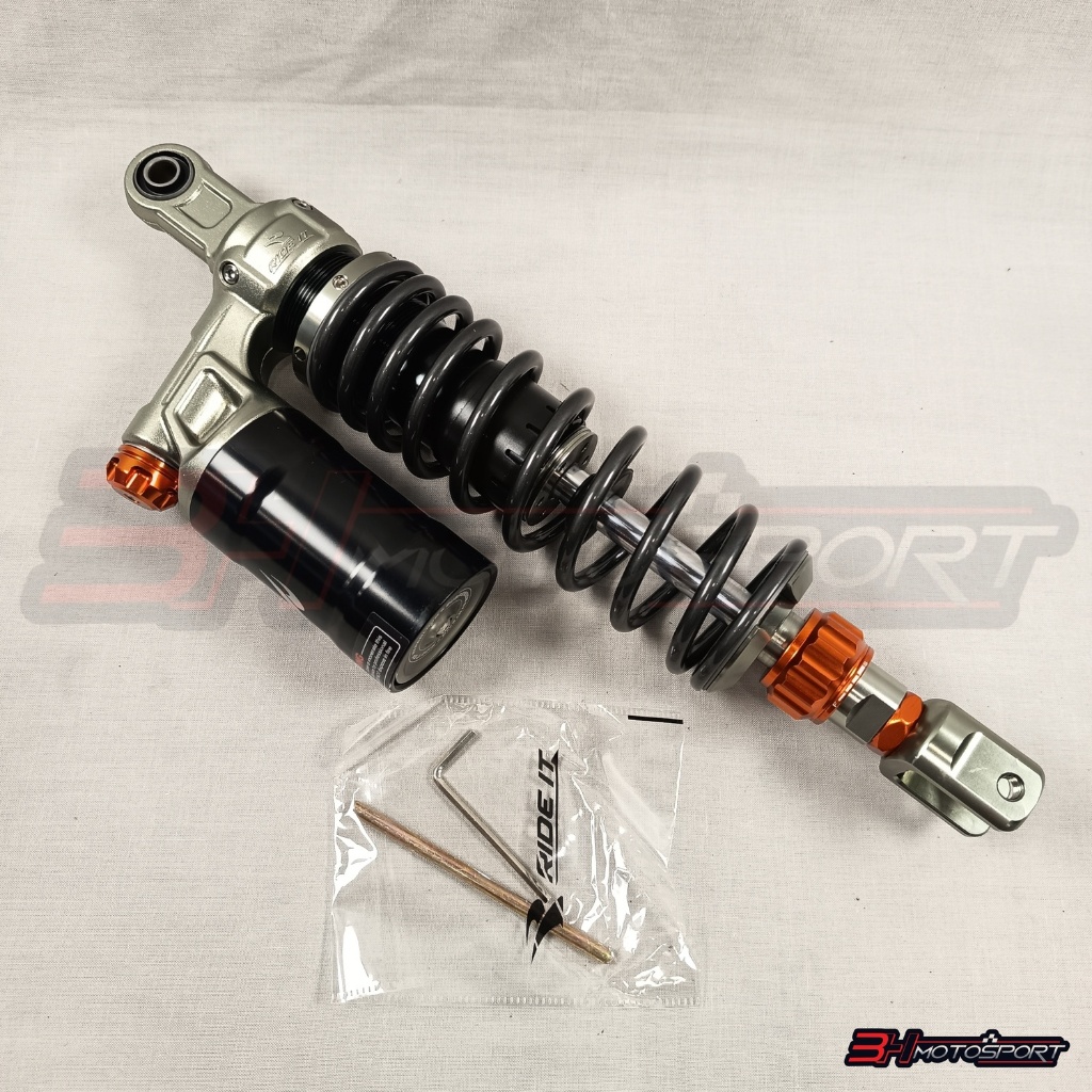 SHOCK RIDE IT GP HYPERLOOP SERIES PCX160 GOLD SERIS HITAM, TITAN GREY