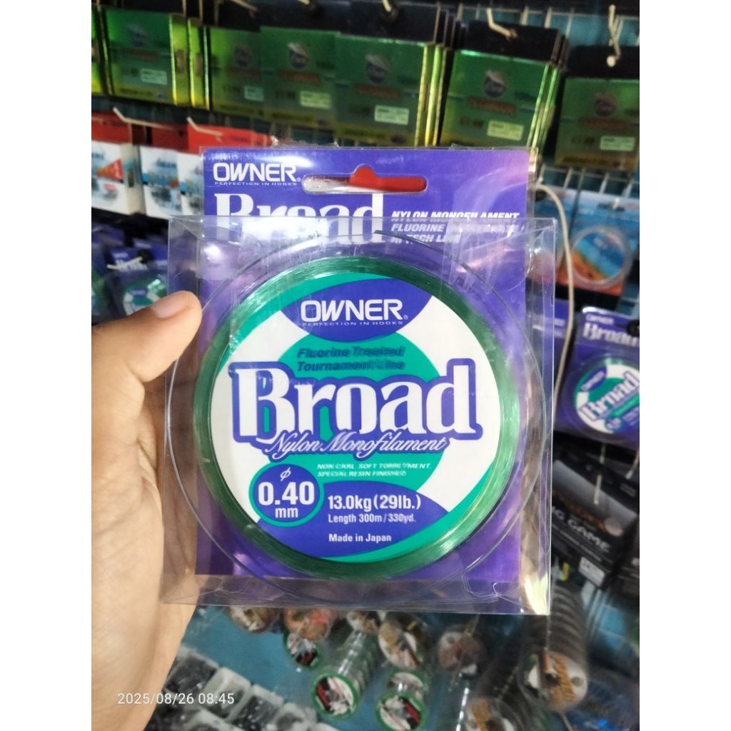 [ECER PER METER] SENAR OWNER BROAD 0.40 MM HARGA PER METER