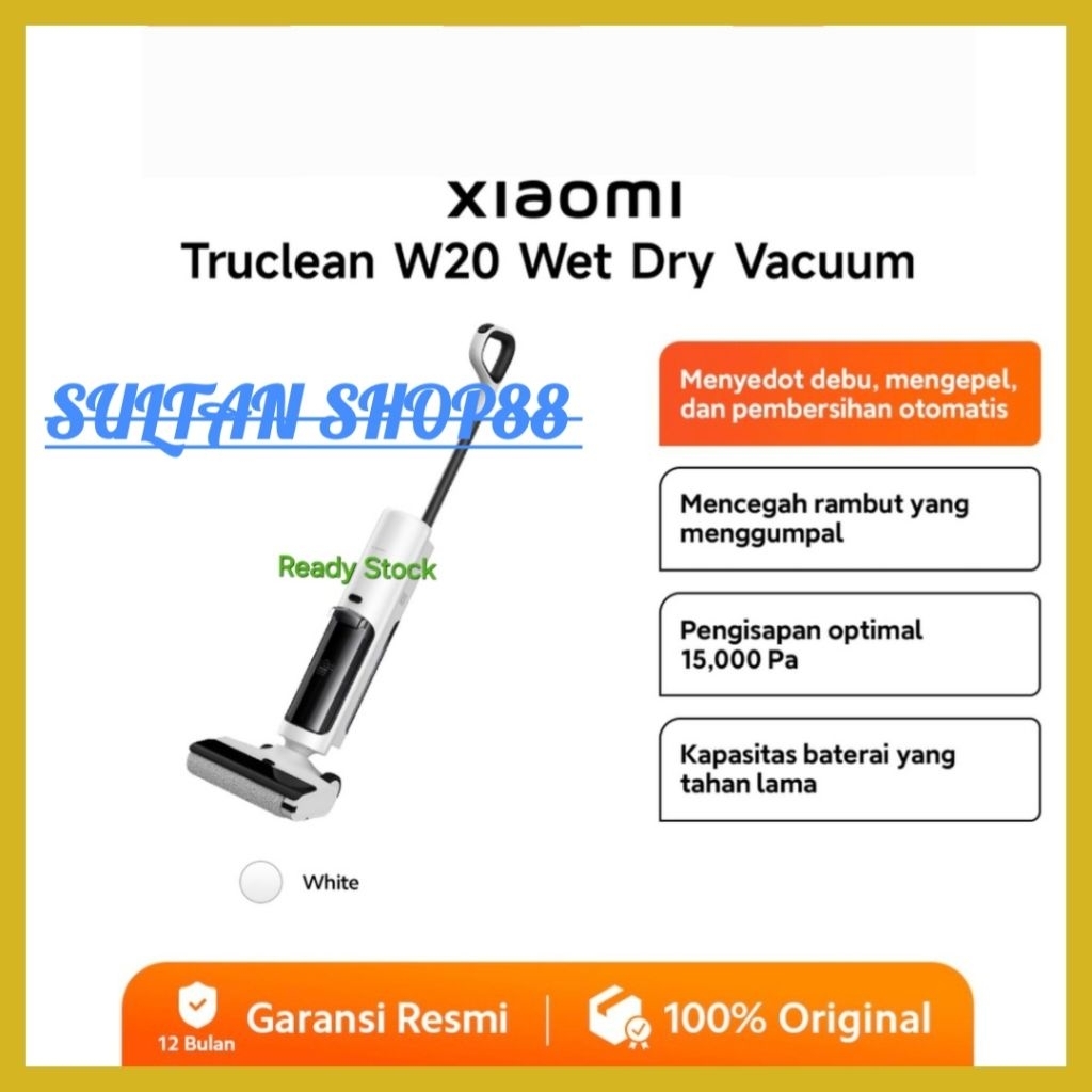 XIAOMI VACUUM CLEANER W20 3 IN 1 WET & DRY I VACUUM CLEANER XIAOMI 3 IN 1 W20 WET & DRY