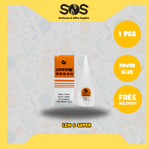 

Lem G Korea Kualitas Super/ LEM G ORIGINAL BARCODE / Power Glue Cair 1 pcs