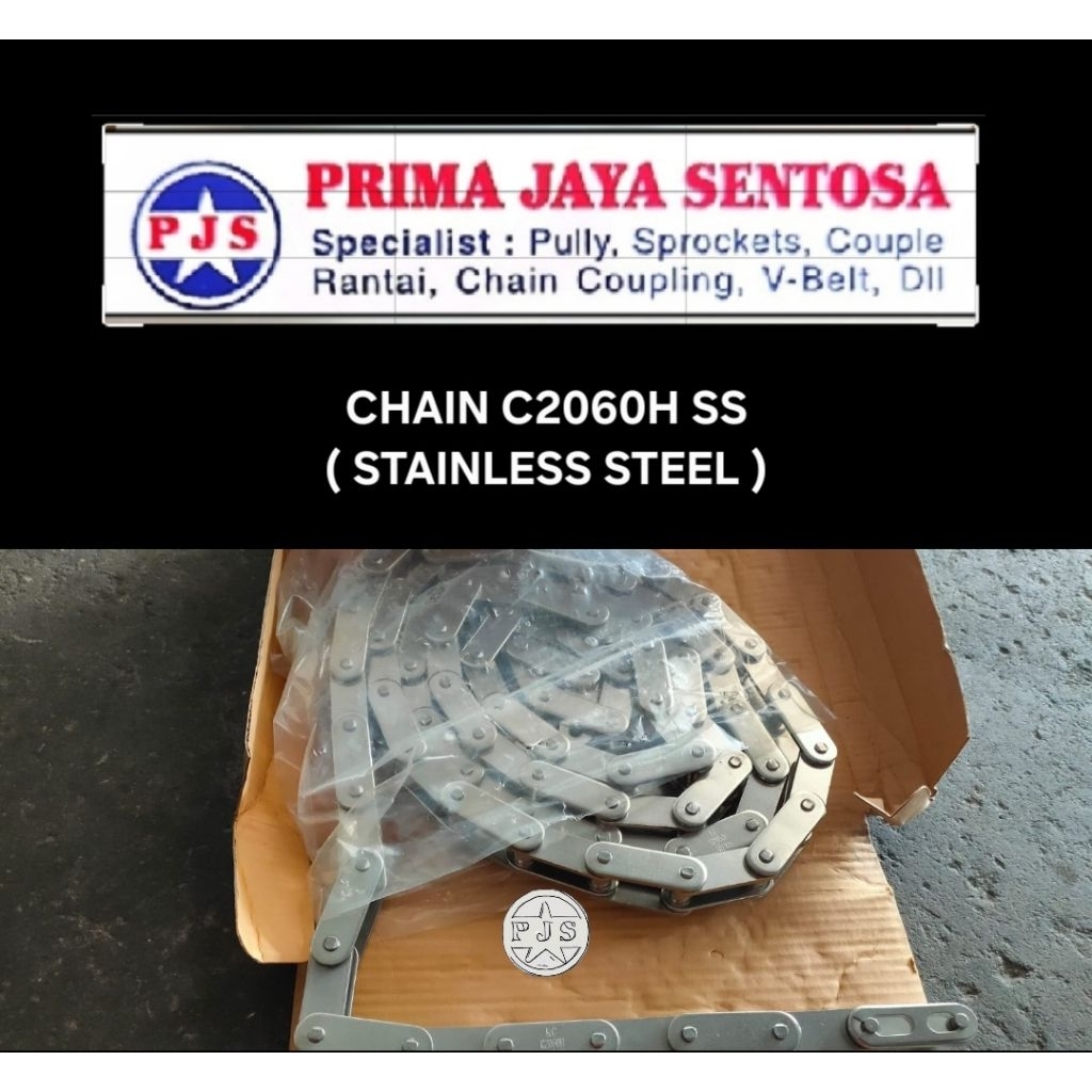 CHAIN C2060H SS ( RANTAI C 2060 H SS STAINLESS STEEL )