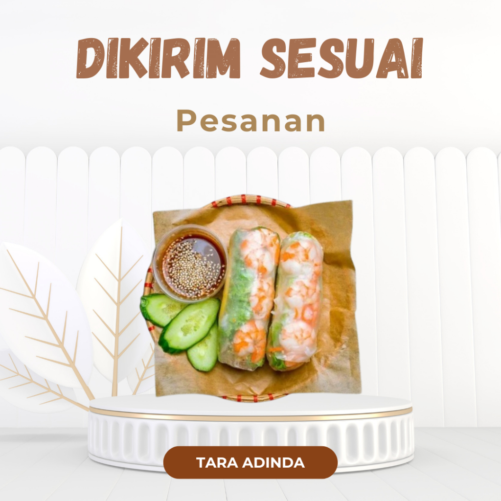 

Spring Roll Vietnam 600mg ECER 1pcs