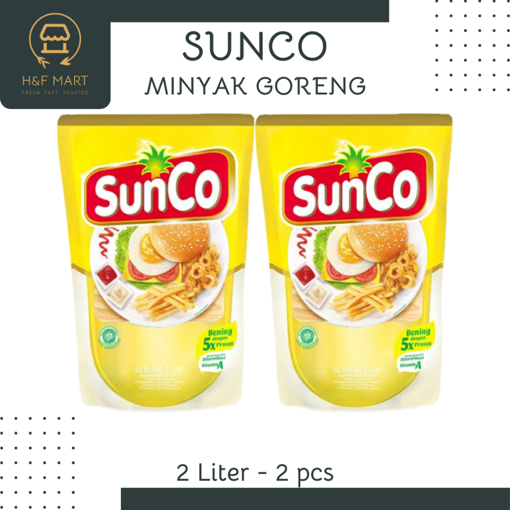

Minyak Goreng SunCo 2 Liter - 2 pcs
