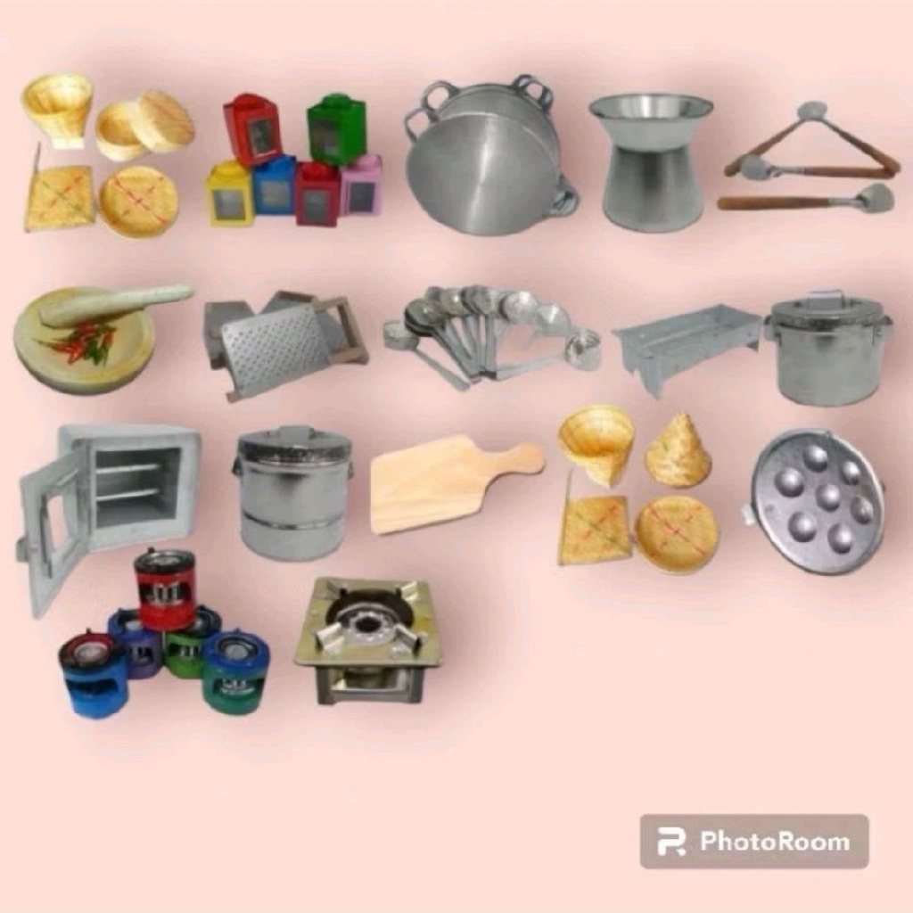 Pelengkap Alat Mainan Masak Masakan Miniatur Anak