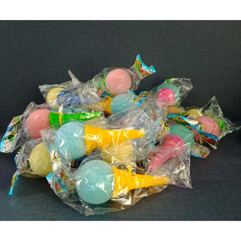 

PAKET 20 PCS MAINAN ANAK ICE CONE PRANK TOY - MIC LONCAT SOUVENIR ULTAH ANAK