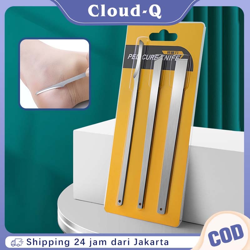 3 Pcs Alat Manicure Pedicure / Pisau Pedicure Pisau Kuku Kaki / Alat Manicure Pedicure