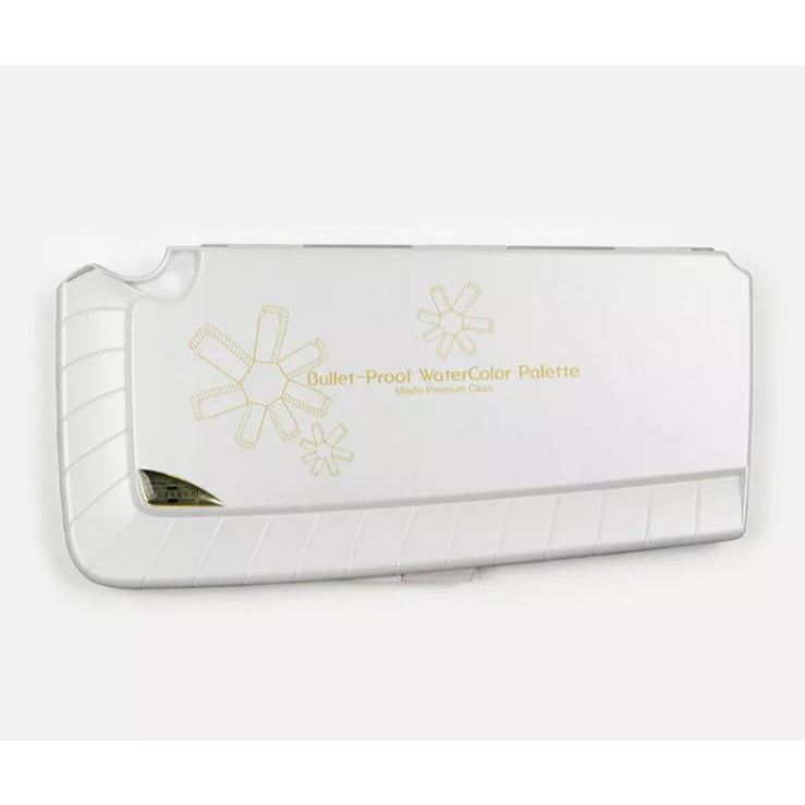 

Mijello Watercolor Palette Platinum Bulletproof Glass 38 Wells MWP-3038