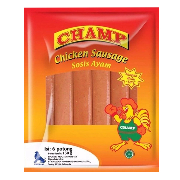

Champ Chicken Sausage (Sosis Ayam) 150gr