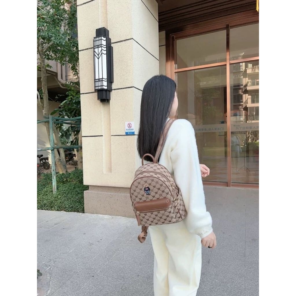 TTWN GUOO BEAR ORIGINAL GU1275 RANSEL WANITA (M) - TAS RANSEL GUOO BEAR - TTWN BEAR