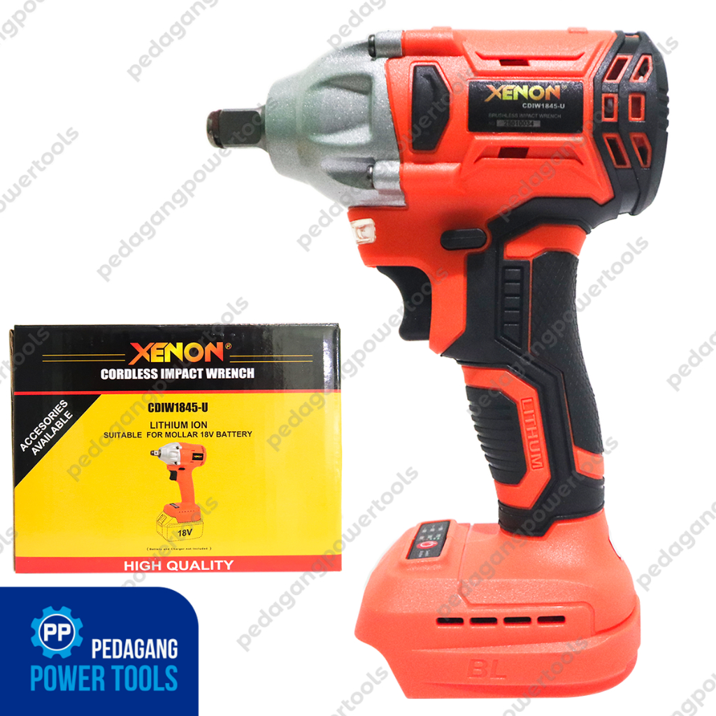 XENON CDIW1845-U CORDLESS IMPACT WRENCH 18V TANPA CHARGER BATERAI