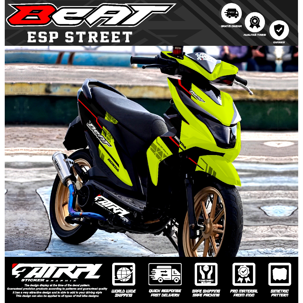 (COD) Decal Sticker Beat Street 2019 Full Body - Stiker Decal Beat 2016 2017 2018 2019 Full Body Des