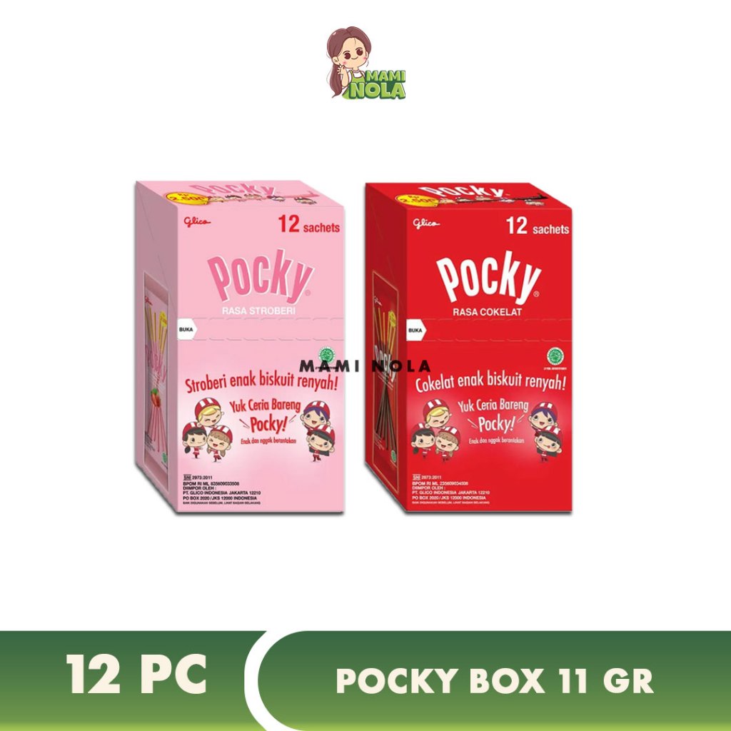 

Glico Pocky Regular - Biskuit Stik Salut Coklat