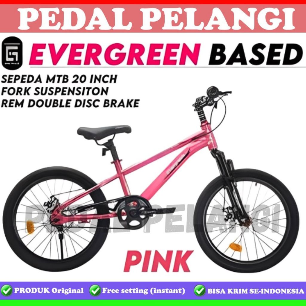 Sepeda Gunung Anak MTB 20 inch Evergreen BASED R 520 // PHOENIX 2706 // ATLANTIS 2069 // SUMAX 20