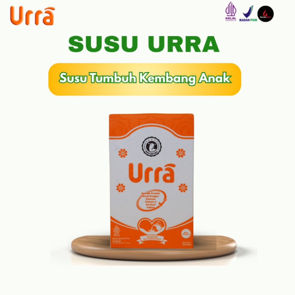 

URRA Susu Kambing Saneen Untuk Penambah Berat Badan & Tinggi Badan Anak