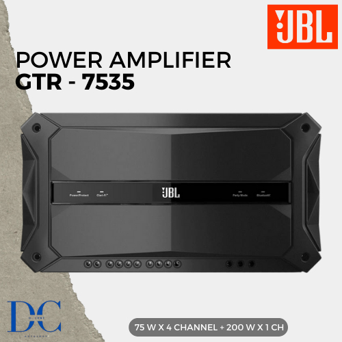 Power Amplifier Mobil - Power Amplifier Series GTR - 7535 - 4 Channel Amplifier - Amplifier Audio Mo