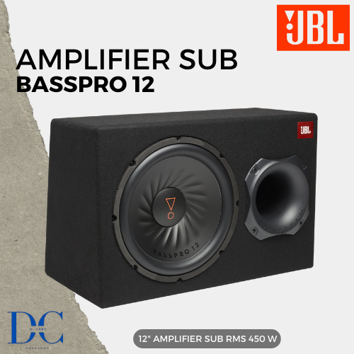 Amplifier Subwoofer Mobil - Amplifier Subwoofer JBL Basspro 12 - 12 Inch Subwoofer Audio Mobil - Sub