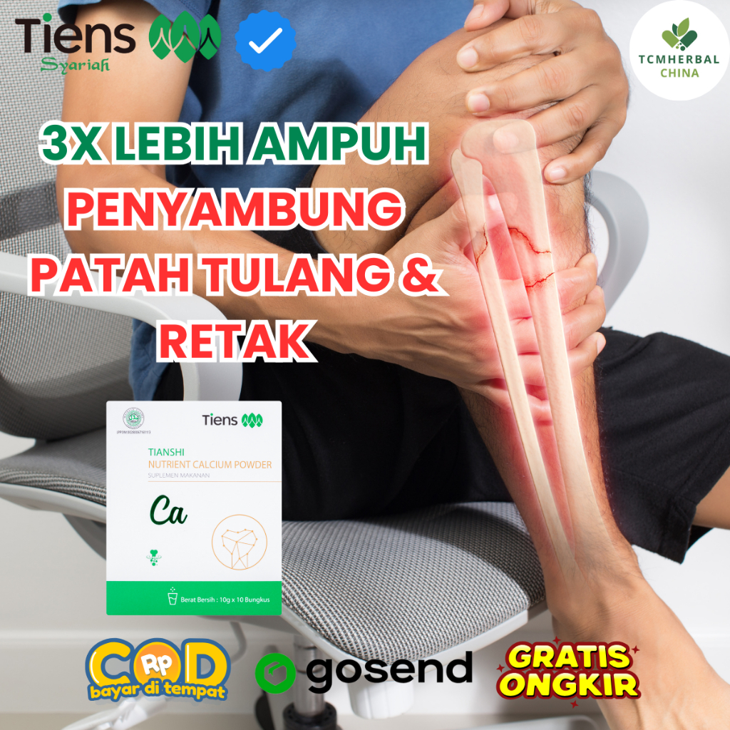 

Susu Kalsium Tiens Patah Tulang & Retak Anak Dewasa Nutrient Calcium Powder Tiongkok Bpom Halal