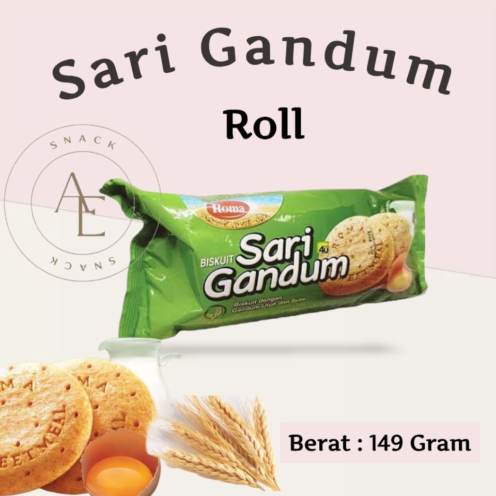 

Roma Sari Gandum Roll 149 gram