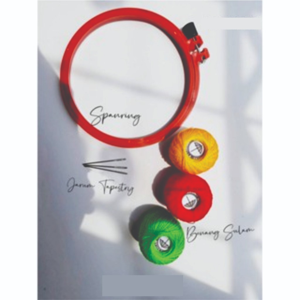 paket menyulam/ perlengkapan menyulam/ sulam