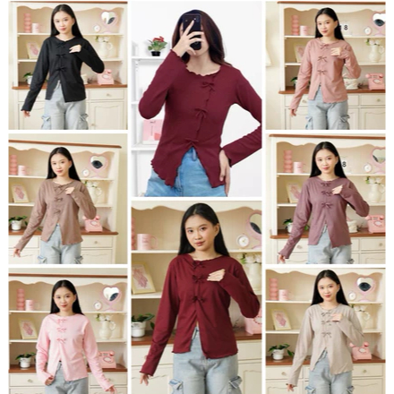Blouse Neta/Blouse Korea/Kaos Pita/Blouse Pita/Blouse Wanita