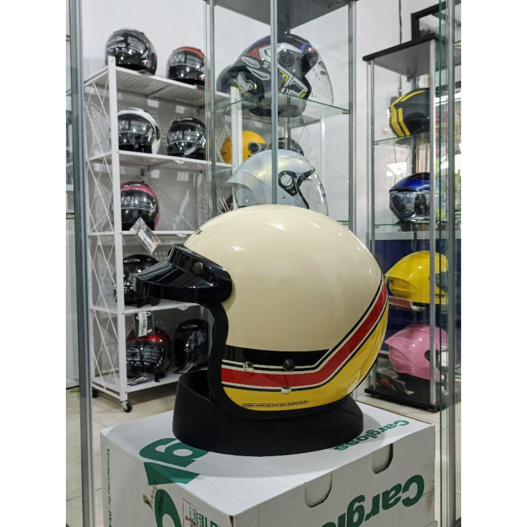 Helm Cargloss CFM Vintage Mafaza Helm