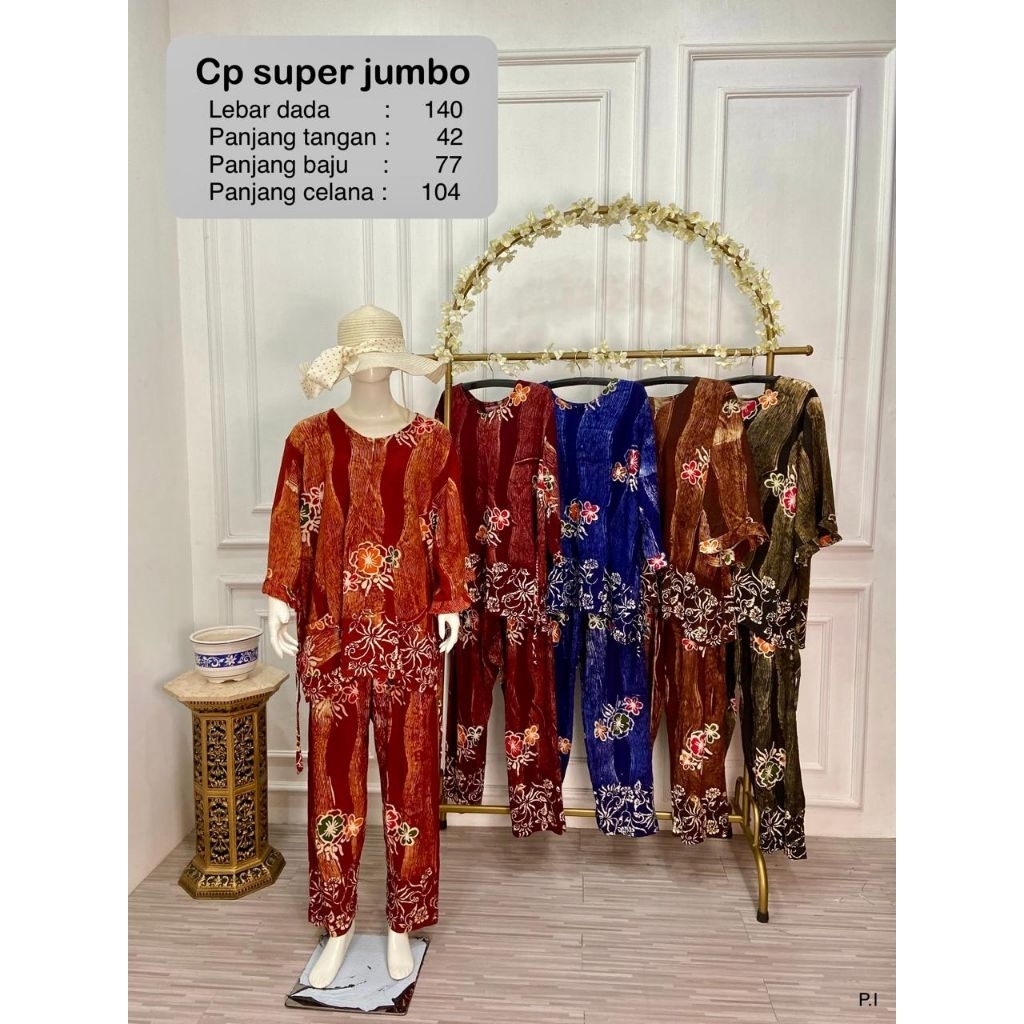 SETELAN CELANA PANJANG JUMBO LD 140