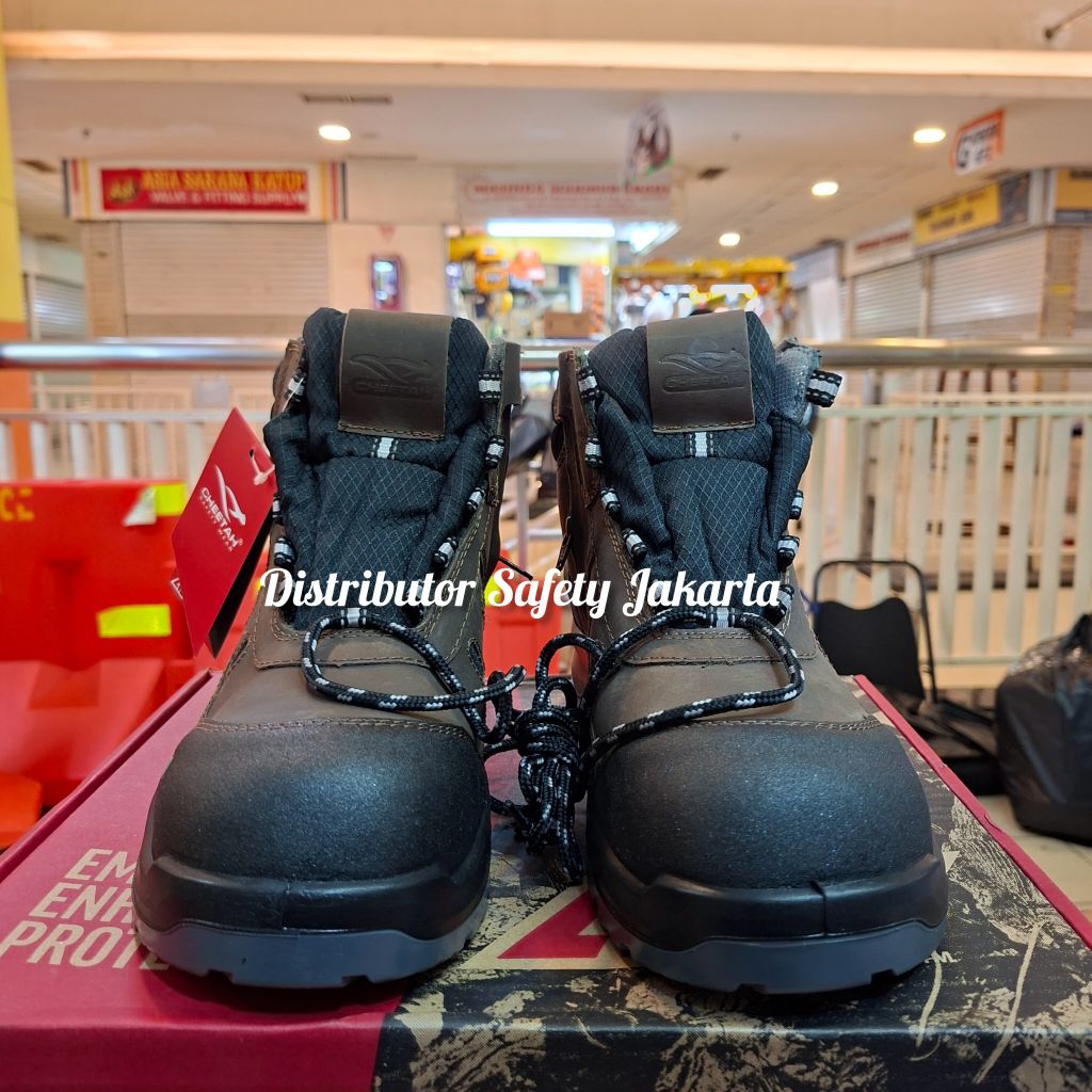 Sepatu Safety Proyek Cheetah ADV Tigris Rush 6111 C Original / Safety Shoes Cheetah Tigris 6111 Coke