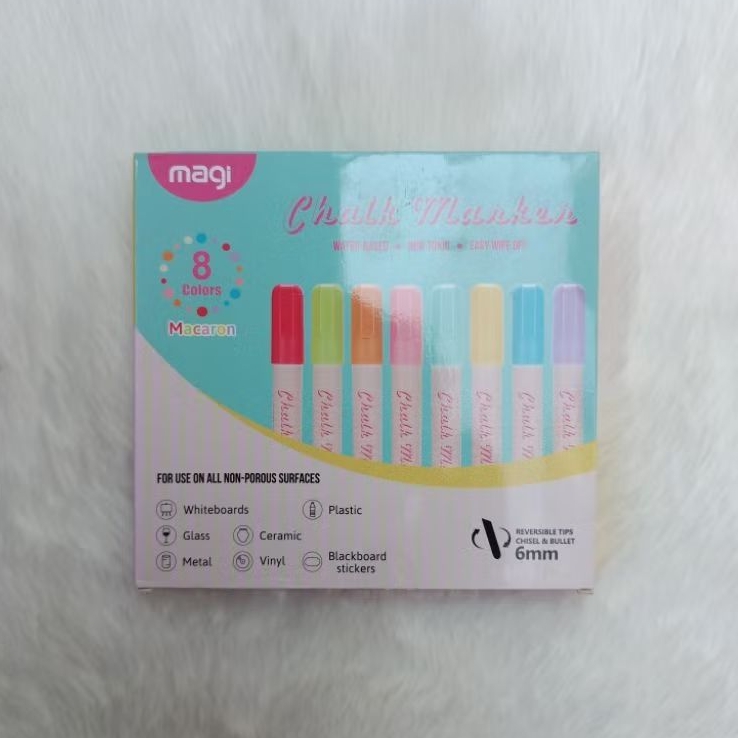 

CHALK MARKER, SPIDOL KAPUR CAIR 1 SET (TERSEDIA ALAT KALIGRAFI LAINNYA)