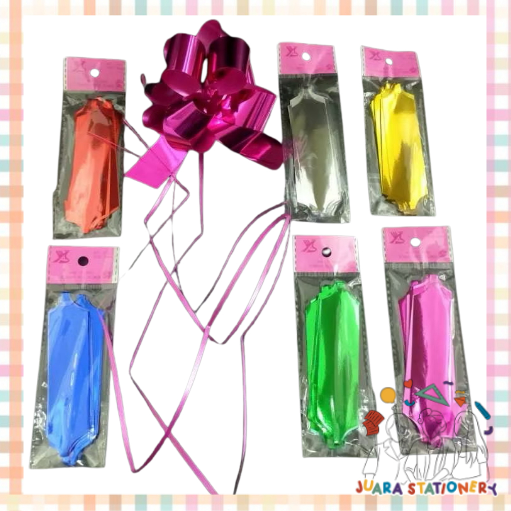 

(3037) Pita Kado Bucket THQ-30 3x95 cm / Pita Serut Pita Hadiah