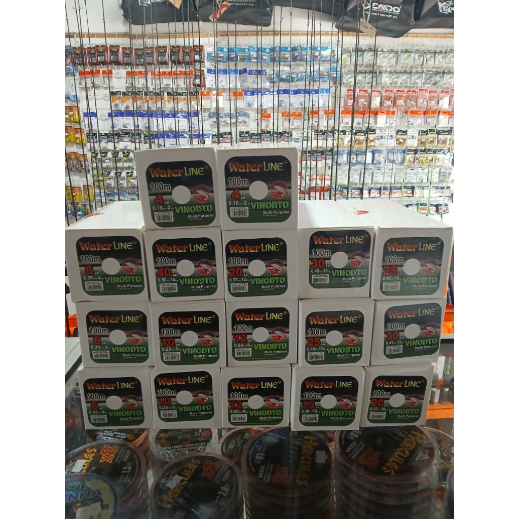 senar pancing/nelon pancing water line