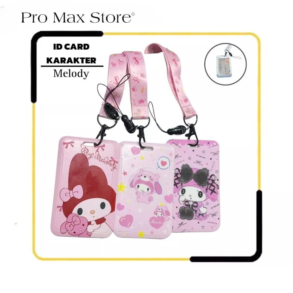 

PM - Id Card Holder Karakter | Tali Gantungan Name Tag | Tempat Kartu Photocard | Name Tag Lanyard Karakter Melody