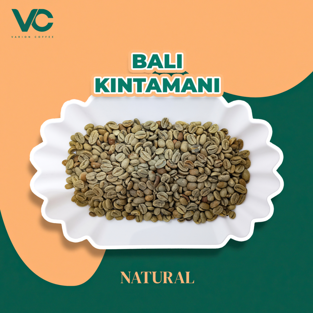 

Green Bean Arabica Specialty Bali Kintamani Natural Varion Coffee - Biji Kopi Mentah 1Kg