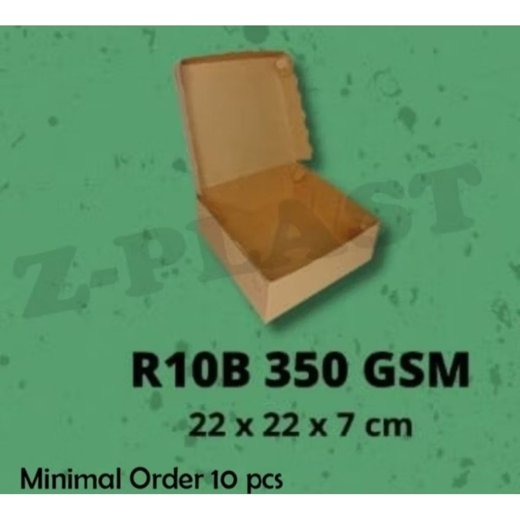 

Dus Coklat R10B Kraft 22x22 cm / Kotak Nasi R10B/Box Nasi Coklat