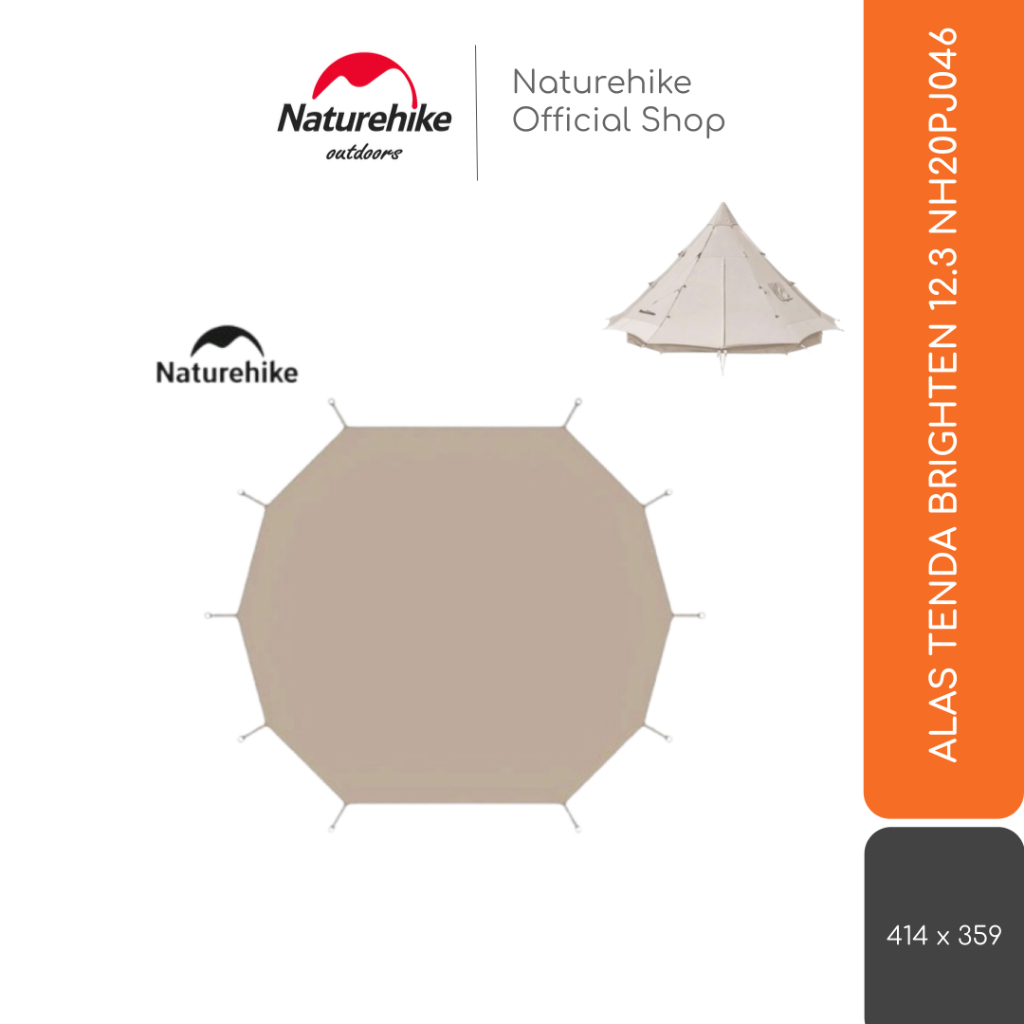 ALAS TENDA BRIGHTEN 12.3 FOOTPRINT MAT NATUREHIKE NH20PJ046