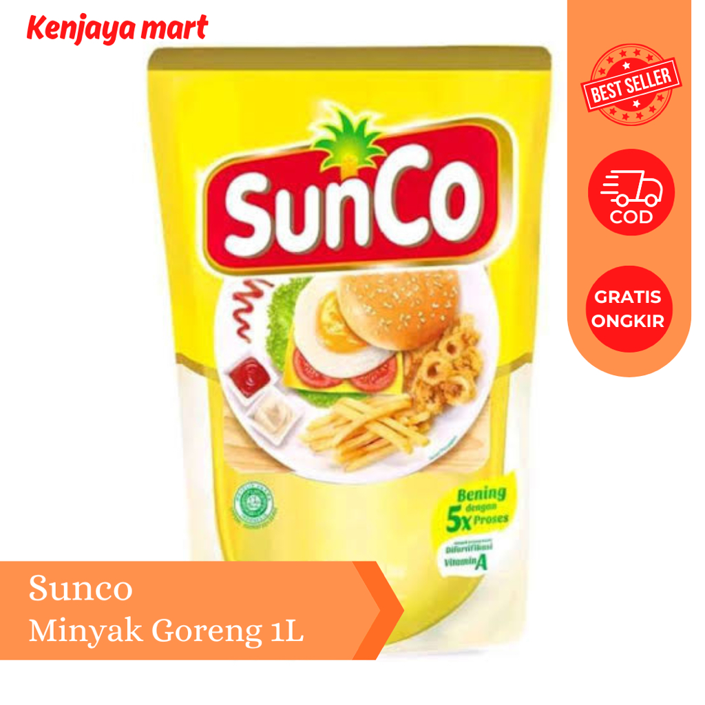 

SunCo Minyak Goreng Bening 1 Liter Promo Kemasan