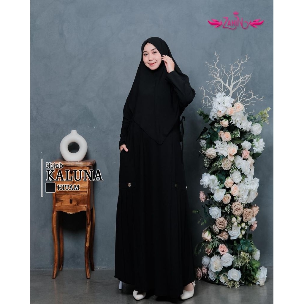KALUNA SET HIJAB BY ZAHIN SYARI SABRINA VARIASI KANCING