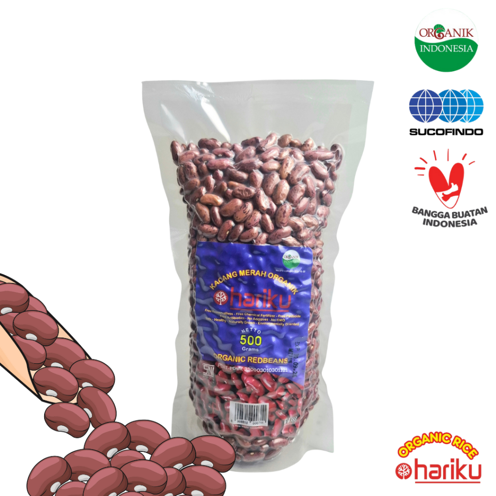 

HARIKU Kacang Merah Organik 500 gram