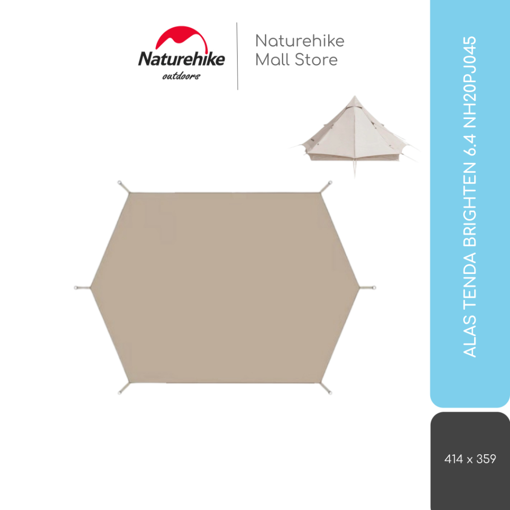 ALAS TENDA BRIGHTEN 6.4 FOOTPRINT MAT NATUREHIKE NH20PJ045