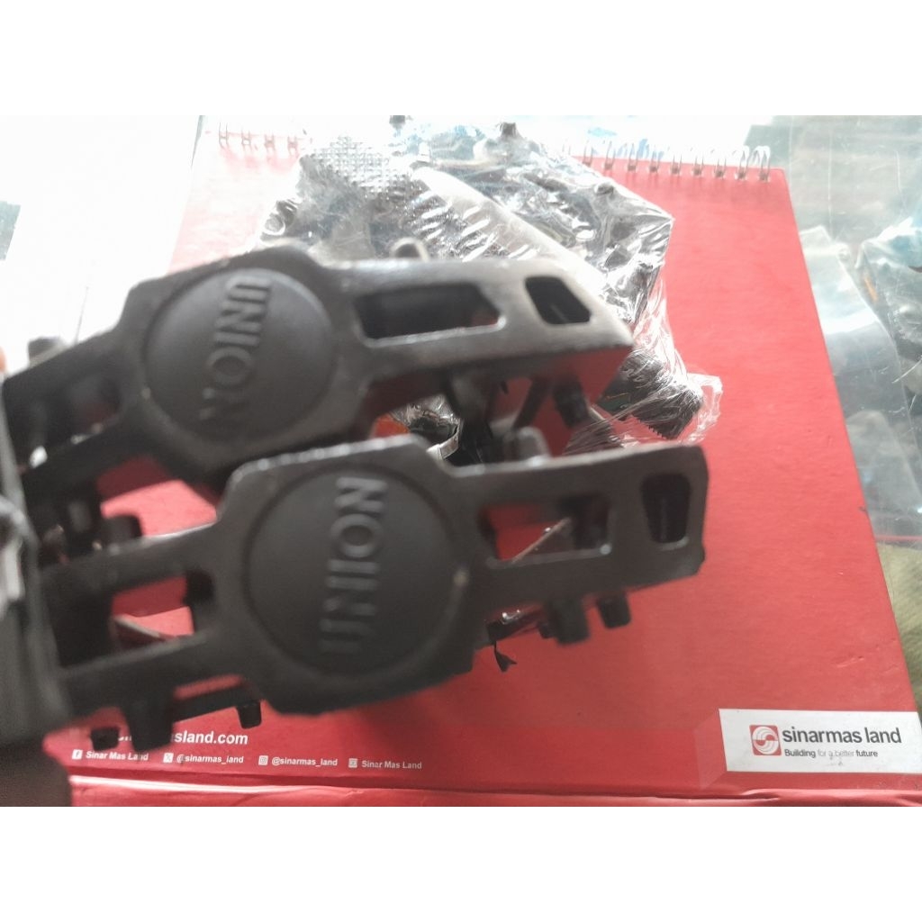 2 pasang pedal syte PEDAL ALMUNIUM  BERKUALITAS  ASLI UNION BARANG KUAT KOKOH harga untuk 2 pasang p