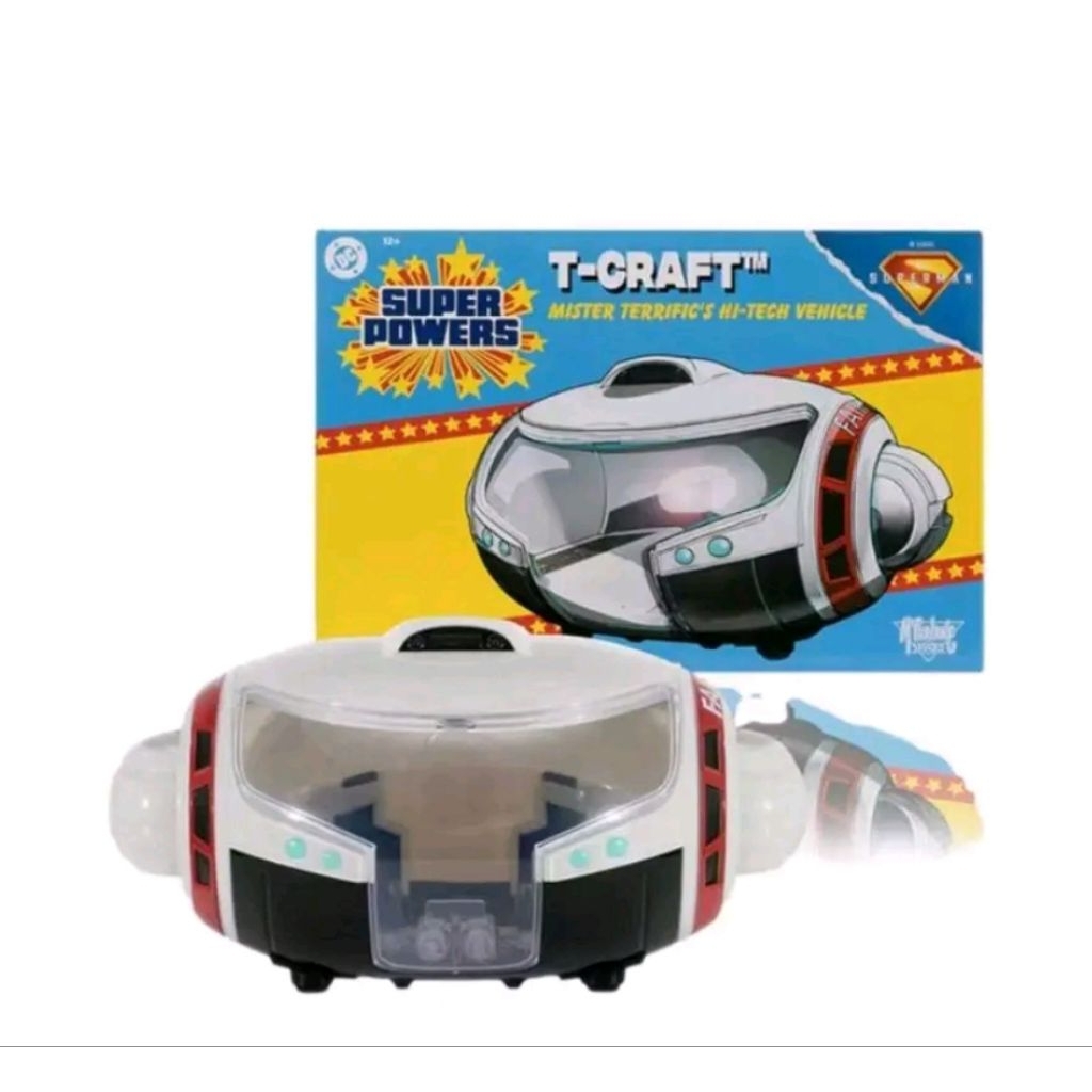 mcFarlane DC Direct Super Powers Vehicles T-Craft Superman Movie Mister Terrific's Hi-Tech Vehicle o