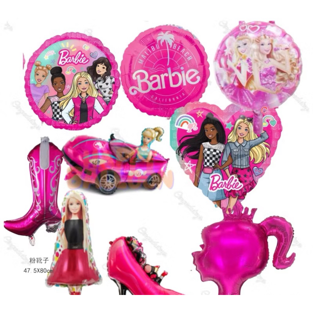 BALON BARBIE / BULAT / KEPALA BARBIE.